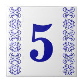 Carreau Verticale victorienne de tuile de numéro de maison (Devant)