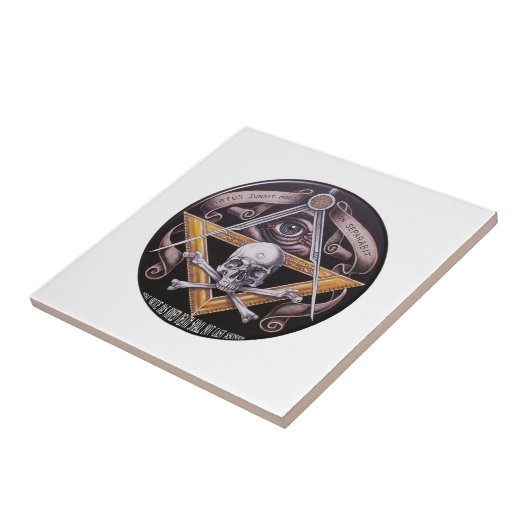 Carreau Vertu maçonnique (Côté)