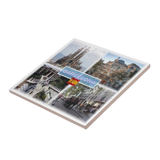 Carreau vES155 BARCELONA Sagrada Familia Casa Batllo, (Côté)