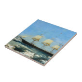 Carreau Veste rouge Clipper Ship 1854 (Côté)