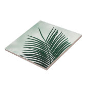 Carreau Vibes d'été Palm Tree Feuilles Pale Green (Côté)