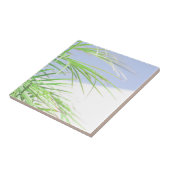 Carreau Vibes d'été Palm Tree Feuilles Pale Green Pastel (Côté)