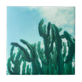 Carreau Vibes été Palm Tree Cactus vert pâle (Devant)