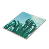 Carreau Vibes été Palm Tree Cactus vert pâle (Côté)