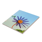 Carreau Vibes positives Fleur bleu doux sauvage (Côté)