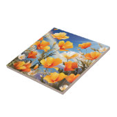 Carreau Vibrant California Poppies Meadow (Côté)