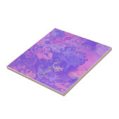 Carreau Vibrant Colorful painted ink fluid water colo (Côté)