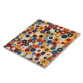 Carreau Vibrant Millefiori Élégant Motif (Côté)