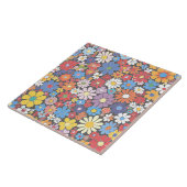 Carreau Vibrant Millefiori Élégant Motif (Côté)