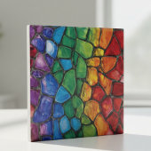Carreau Vibrant Rainbow Pride Glass Mosaic