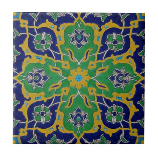 Carreau Vibrant TIle, en céramique de reproduction d'antiq (Devant)