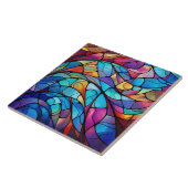 Carreau Vibrant Vitrage Vibrant Tile céramique Abstraite (Côté)