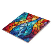 Carreau Vibrant Vitrage Vibrant Tile céramique Abstraite (Côté)