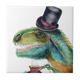Carreau Victorian Tyrannosaure