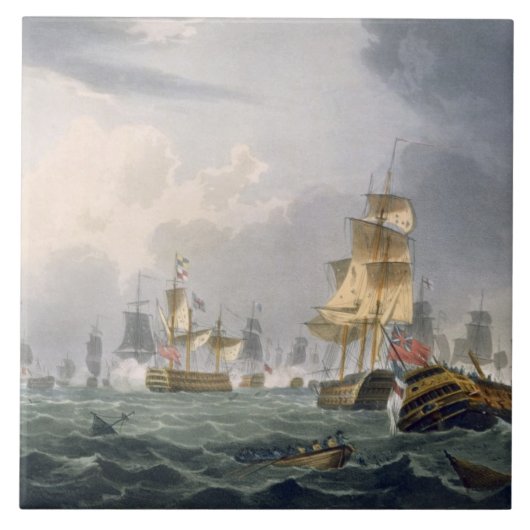 Carreau Victory de seigneur Howe's, le 1er juin 1794, (Devant)