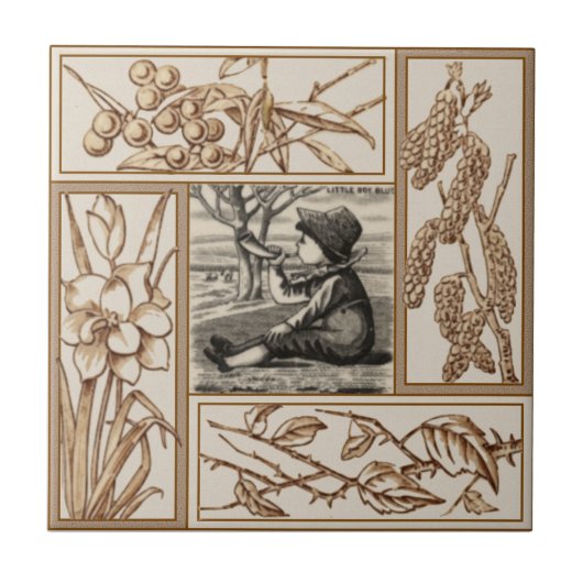 Carreau Vidéo de transfert Repro VIctorian "Little Boy Blu (Devant)