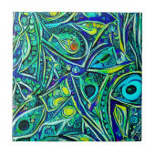 Carreau Vie marine Abstraite (Devant)