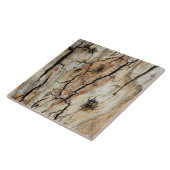 Carreau Vieille image naturelle en bois criquée d'écorce (Côté)