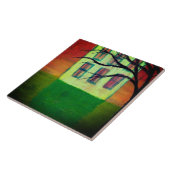 Carreau Vieille Maison peinture Abstraite (Côté)