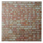 Carreau Vieille texture rouge de mur de briques (Devant)