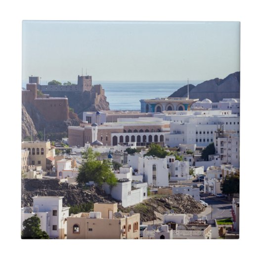 Carreau Vieille ville historique de Mascate - Oman (Devant)