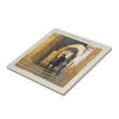 Carreau Vieille ville Israël de Jérusalem peignant des (Côté)