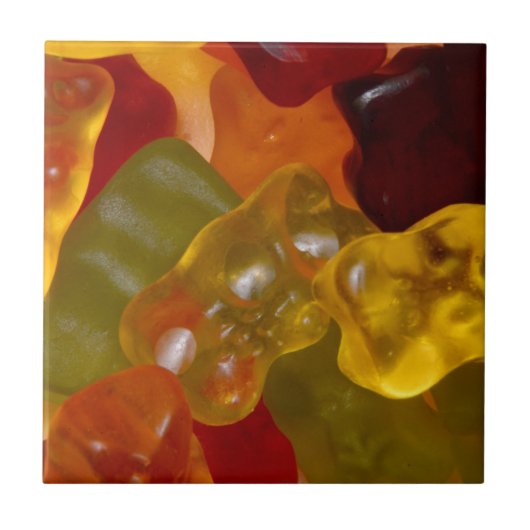 Carreau Viele bunte Gummibärchen (Devant)