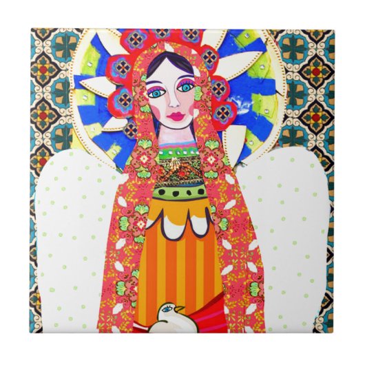 Carreau Vierge de Guadalupe (Devant)