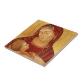 Carreau vierge et enfant (Côté)