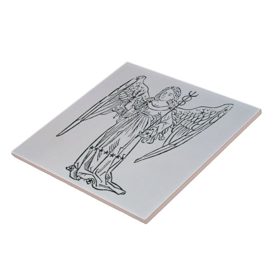 Carreau Vierge (la Vierge) une illustration du 'Poeti (Côté)