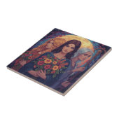 Carreau Vierge Mère Vieille Femme (Côté)