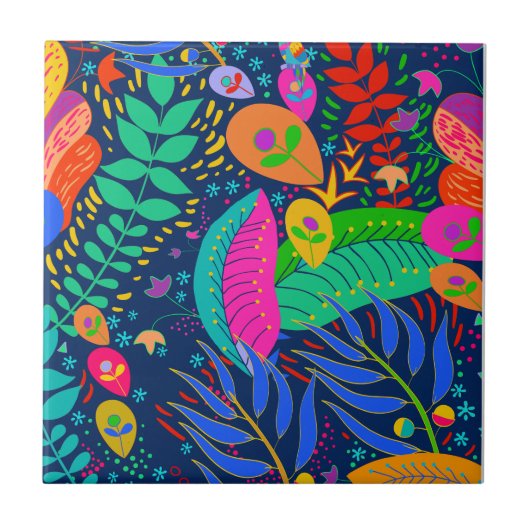 Carreau Vierle hawaiian tropical (Devant)