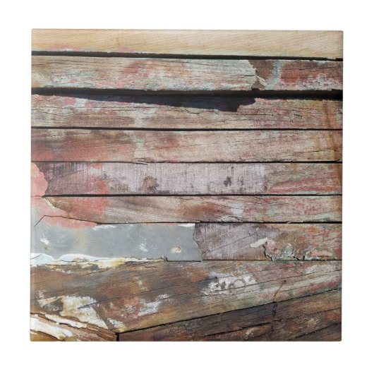 Carreau Vieux bois rustique bateau en bois plank (Devant)