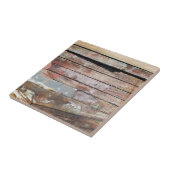 Carreau Vieux bois rustique bateau en bois plank (Côté)