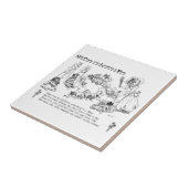 Carreau Vieux chat de Louis Wain dans la comptine de (Côté)