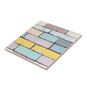 Carreau Vieux Motif de briques Pastel (Côté)