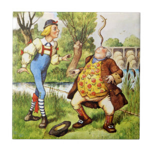 Carreau Vieux père William d'Alice au pays des merveilles