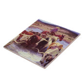 Carreau "Vieux Texas" de W Herbert Dunton (Côté)