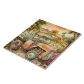 Carreau vieux tracteur (Côté)