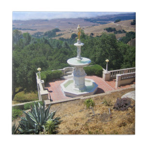 Carreau View from Hearst Castle, San Simeon, Californie