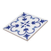 Carreau Vigne foetale Indigo (Côté)