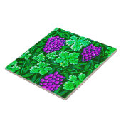 Carreau Vigne, pourpre et vert de William Morris (Côté)