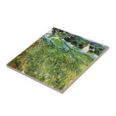 Carreau Vignoble avec vue sur Auvers de Vincent van Gogh (Côté)
