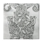 CARREAU VIKING ET CONCEPTION D'OSEBERG KNOTWORK (Devant)