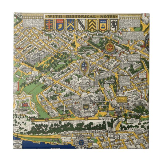 Carreau Ville de carte du Québec (Devant)