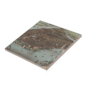 Carreau Ville de New-York | 1883 (lithographie de couleur) (Côté)