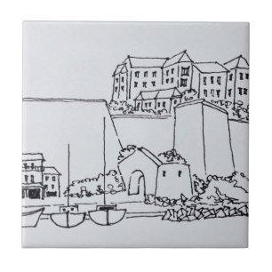 Carreau Ville fortifiée de Calvi  Corse, France