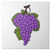 Carreau Vin alimentaire simple à base de raisin pourpre (Devant)
