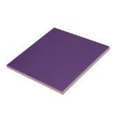 Carreau Vin de prune solide violet (Côté)