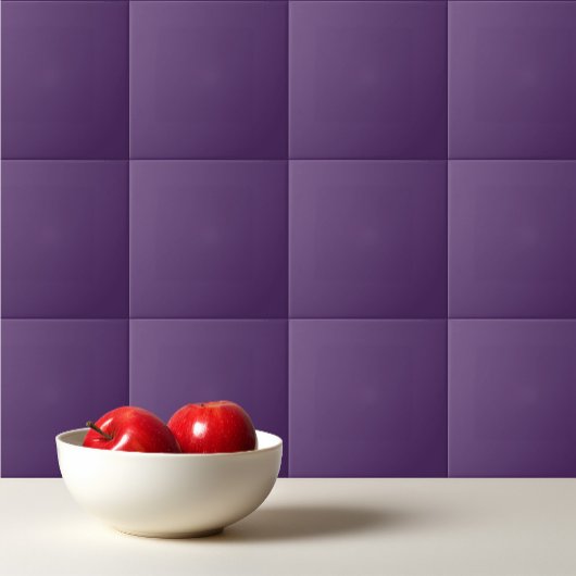 Carreau Vin de prune solide violet